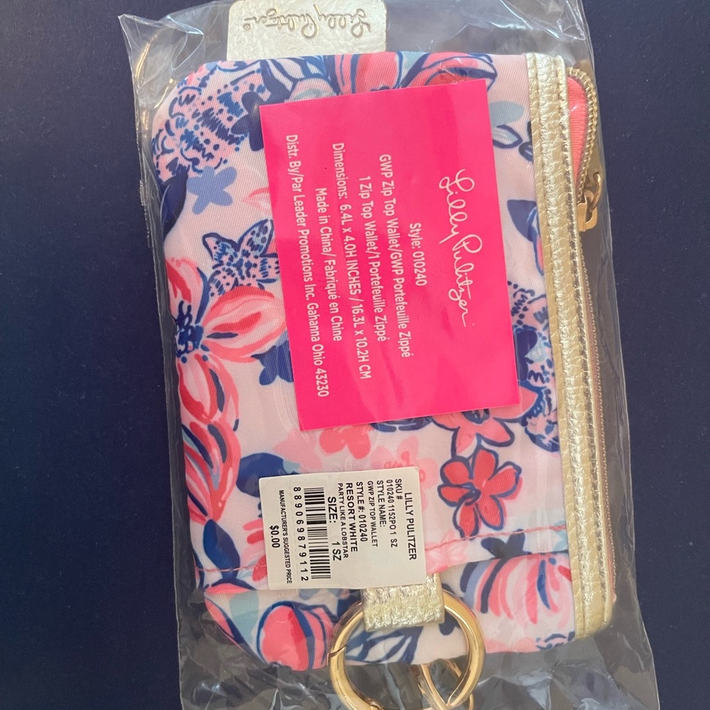 NIP, GWP, Lilly Pulitzer Wristlet